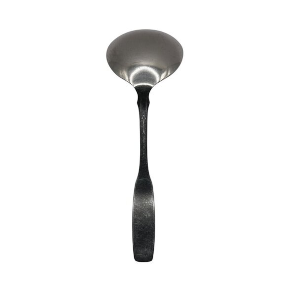 Vintage Oneida Silver Paul Revere Stainless Steel Soup Ladle flatware Satin silv - Picture 3 of 3